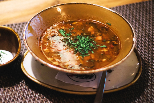 caldo de carne