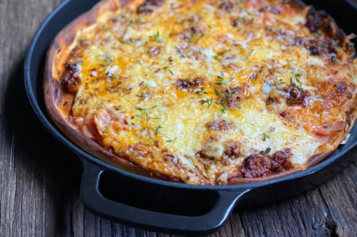 receta pizza rabo de toro